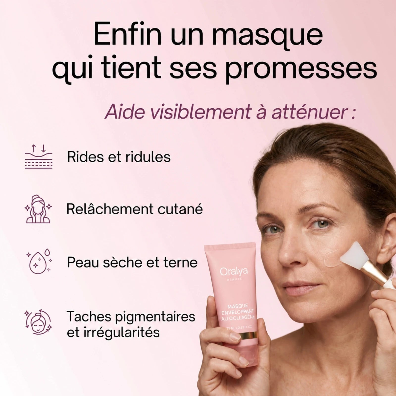 Masque Enveloppant au Collagène - Oralya