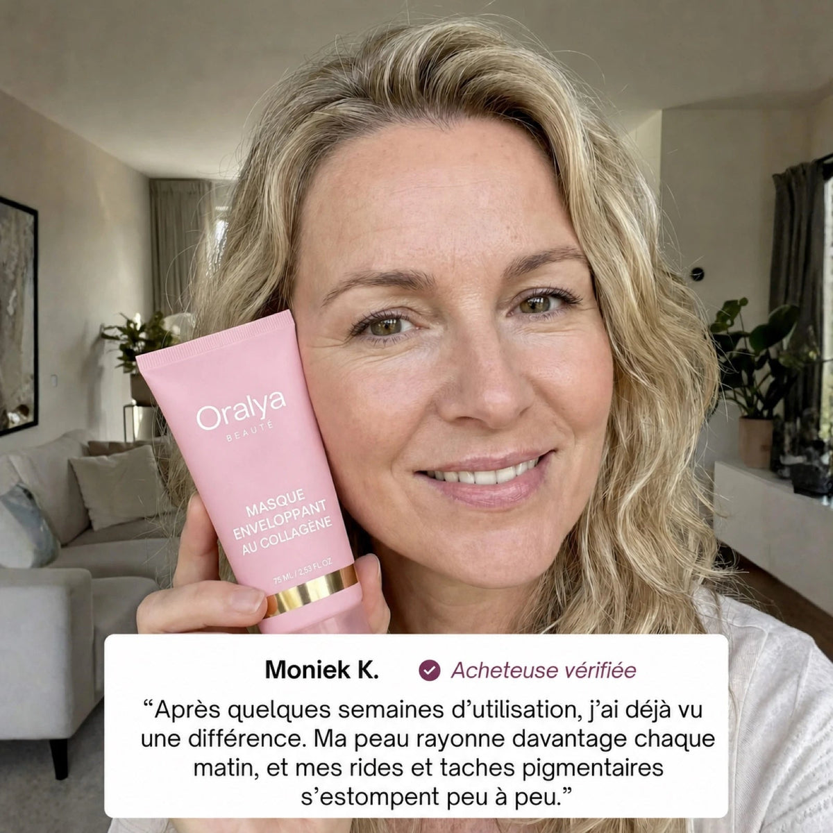 Masque Enveloppant au Collagène - Oralya