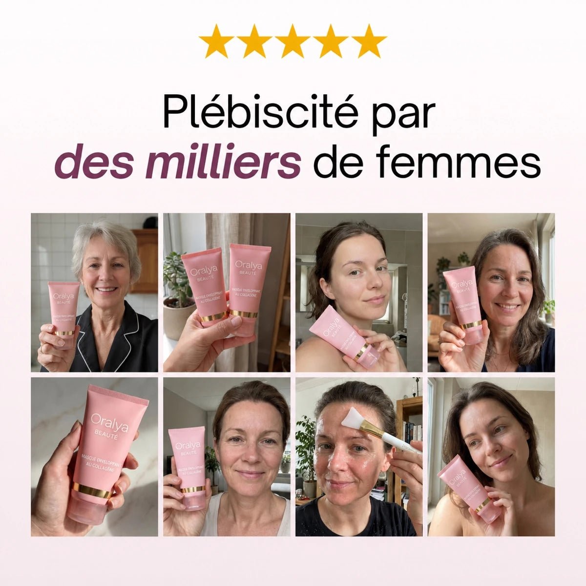 Masque Enveloppant au Collagène - Oralya